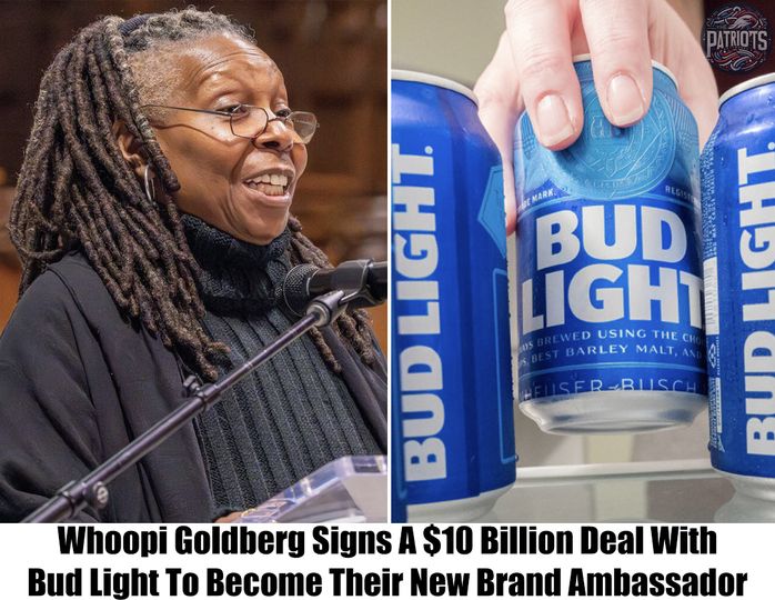‘She’s Perfect’: Bud Light Appoints Whoopi Goldberg as Its New Brand Ambassador to Boost Sales