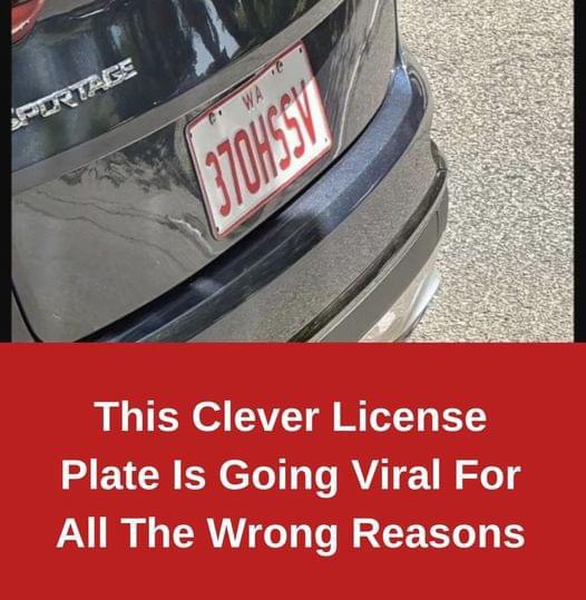 This Clever License Plate Is Going Viral