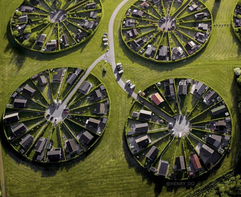 Denmark’s Utopian Garden City Built Entirely in Circles: See Astounding Aerial Views of Brøndby Haveby