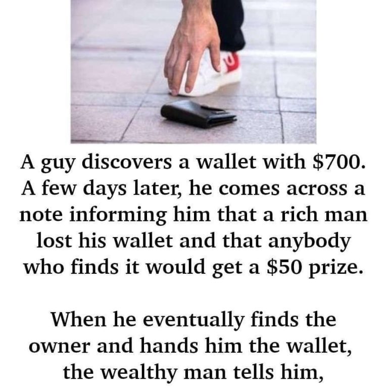 JOKE: Guy Discovers a Wallet With $700