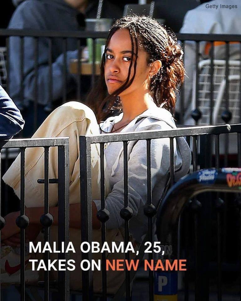 Malia Obama Goes On With A “New Name”