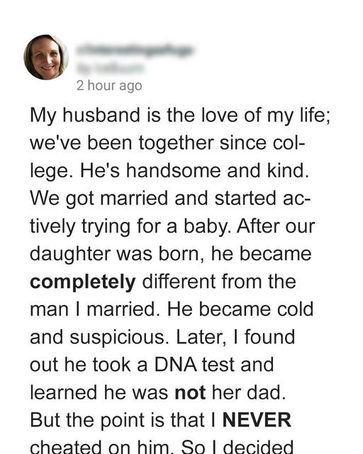 Man Learns Daughter Isn’t His After DNA Test But His Wife Never Cheated On Him