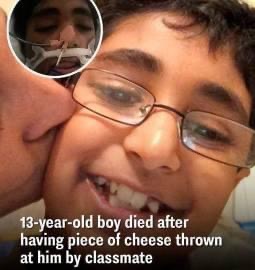 Tragic Death of 13-Year-Old Boy after Allergic Reaction