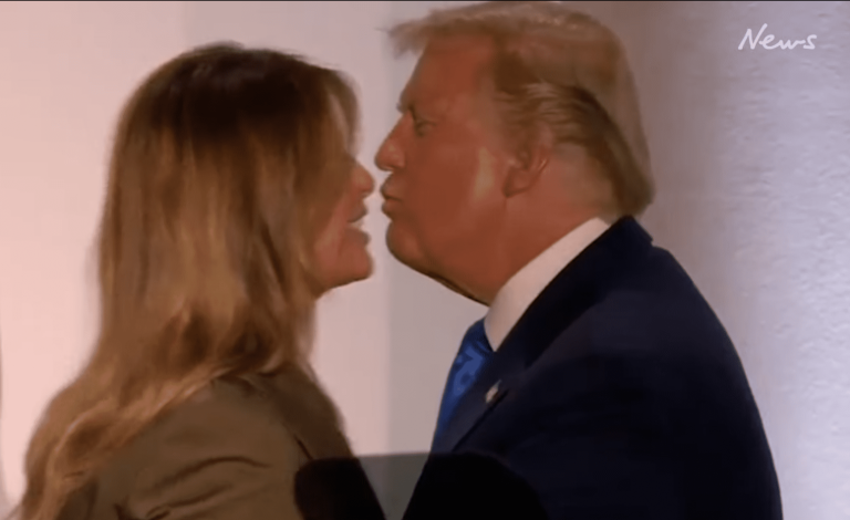 VIDEO OF MELANIA ‘DODGING’ DONALD TRUMP’S KISS GOES VIRAL