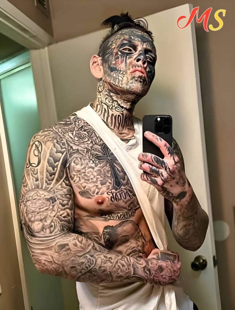 Man Spends $70K To Tattoo His Full Body And Eyeballs, Reveals What He Looked Like Before