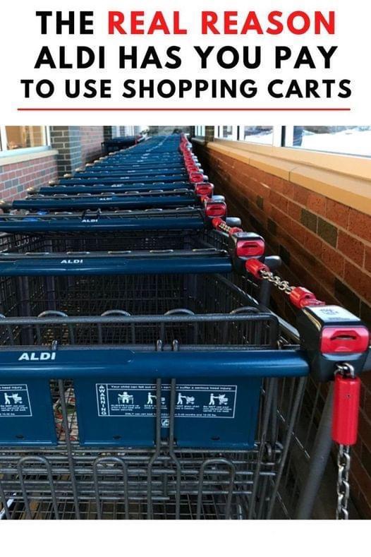 The real reason Aldi has you pay to use shopping carts