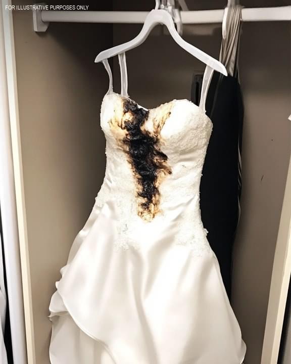 I Found My Wedding Dress Ruined with an Iron – I Was