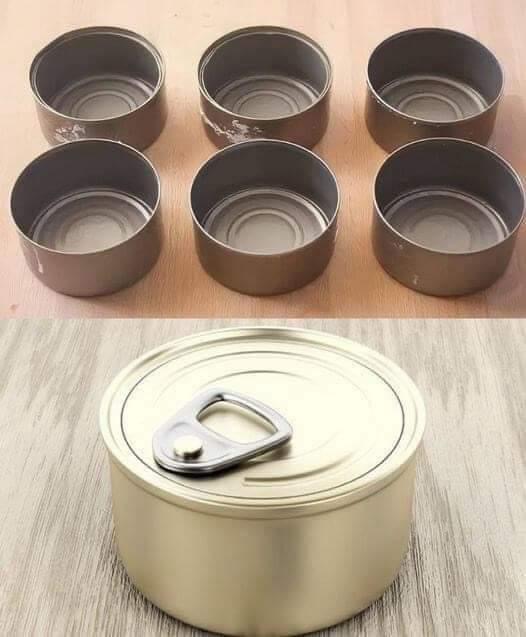 Don’t throw away tuna cans,