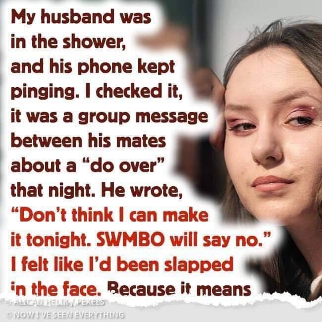 Woman ends marriage upon discovering husband calls her ‘SWMBO’ in texts to friends