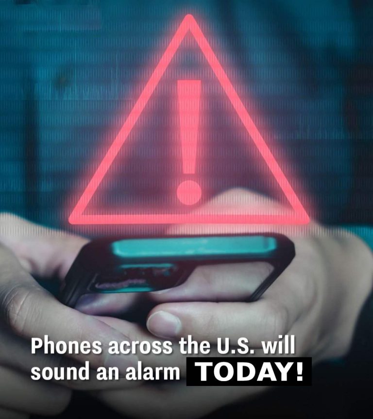 Phones across the U.S. will sound an alarm