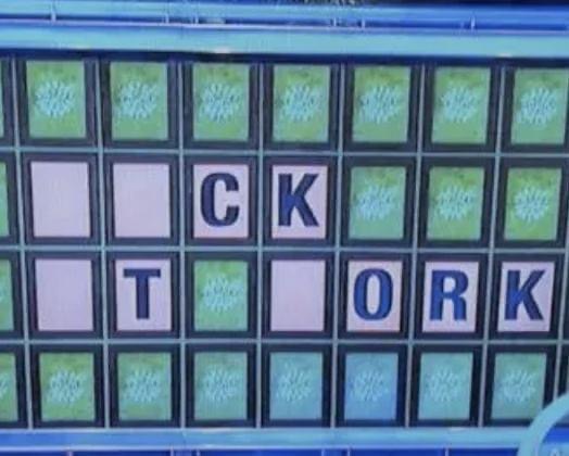 Wheel Of Fortune Puzzle Turns