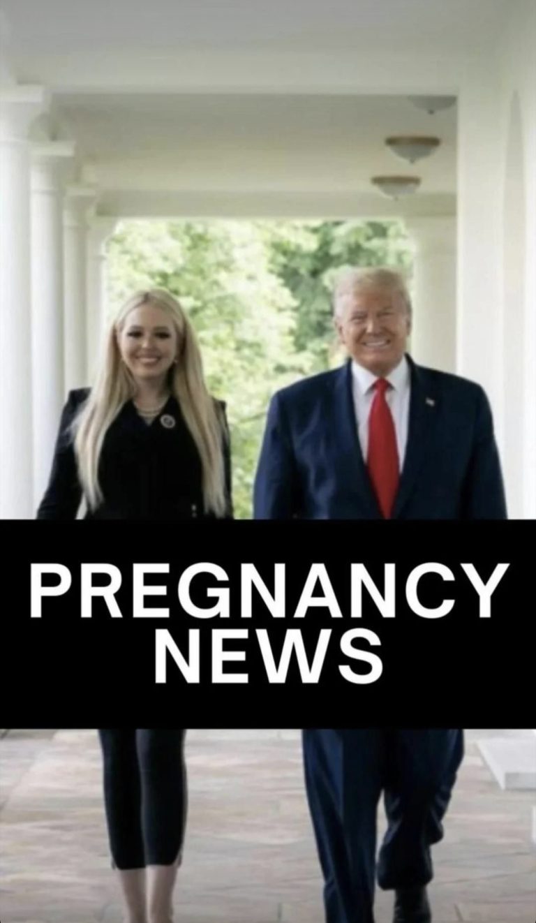 DONALD TRUMP CLAIMS DAUGHTER TIFFANY IS PREGNANT