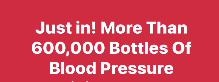 600,000 Bottles Of Blood