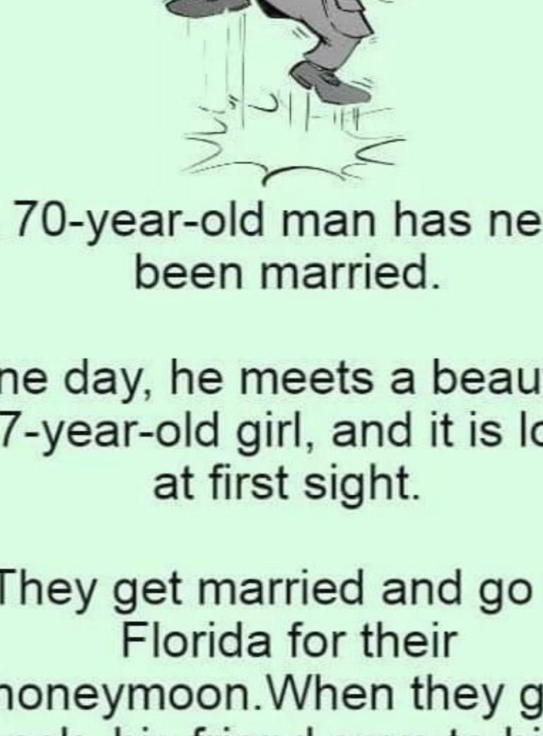 A 70-year-old man has never