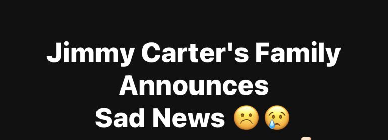 Jimmy Carter’s Family Announces