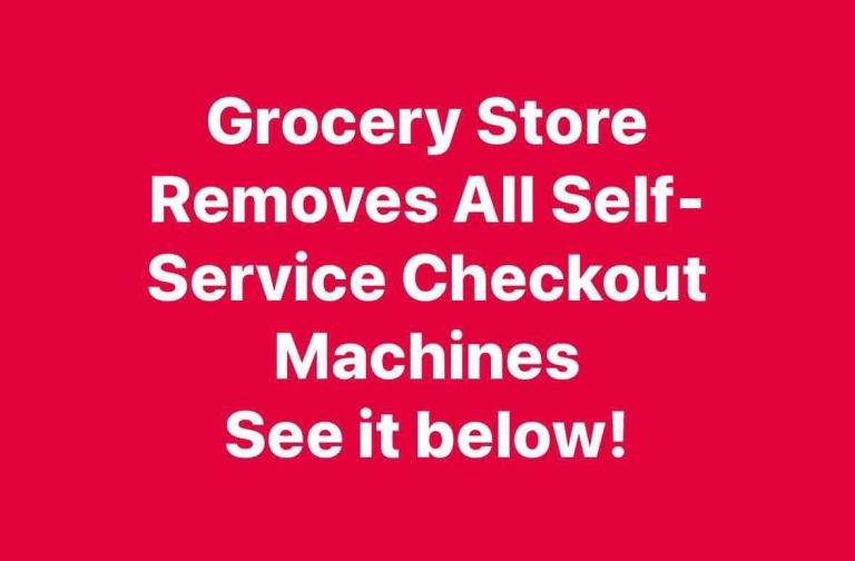 Grocery Store Removes All Self