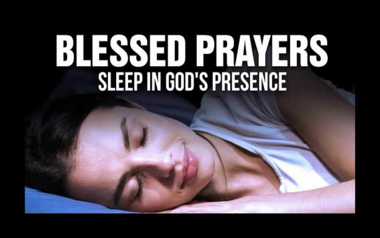 The best prayer before sleep..