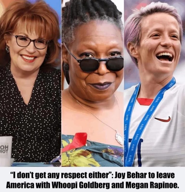 Joy Behar to leave America with Whoopi Goldberg and Megan Rapinoe.