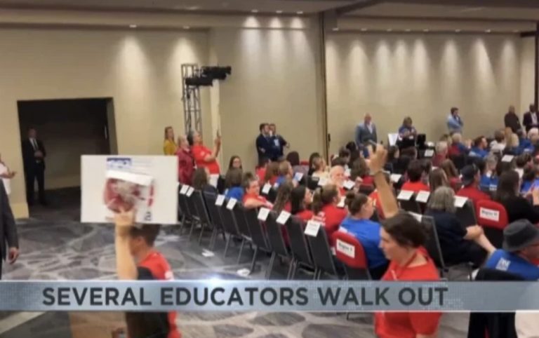 WATCH: Teachers Stand