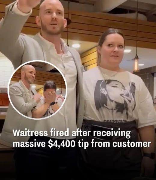 Waitress fired after getting