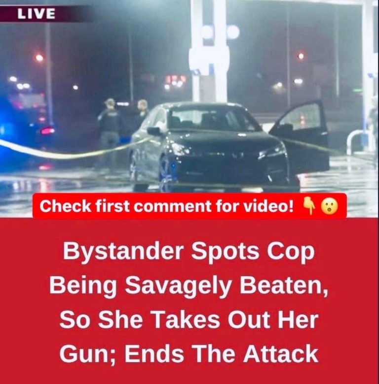 Bystander Spots Sergeant Being Savagely Beaten, So She