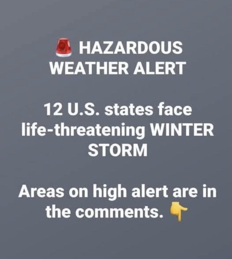 12 US States Face Hazardous