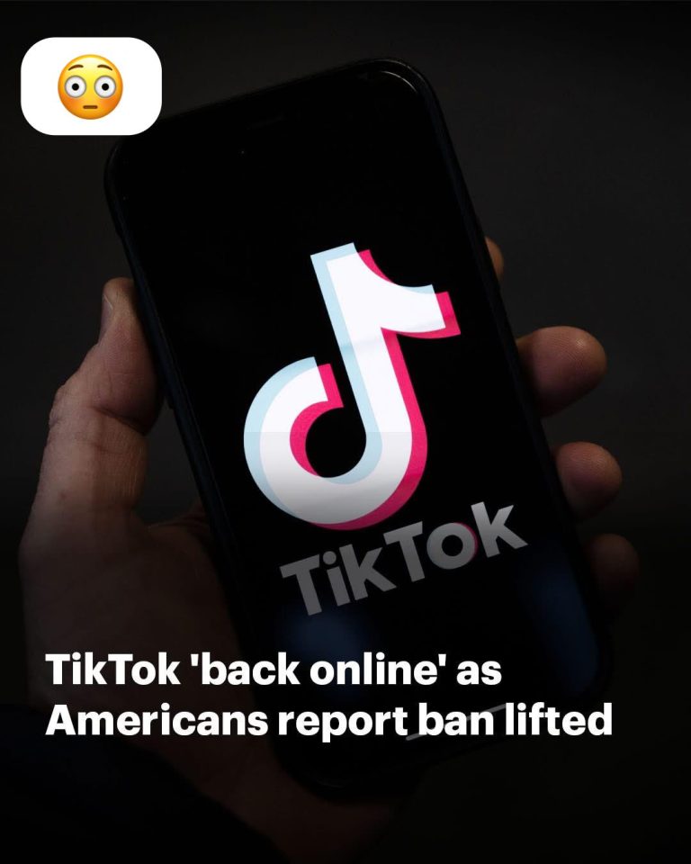 TikTok is back online and ‘restoring services’ after Trump promised