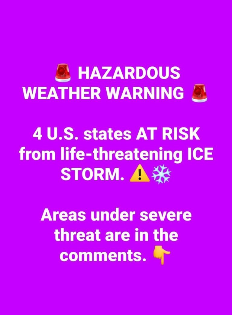 4 US States Under Threat from