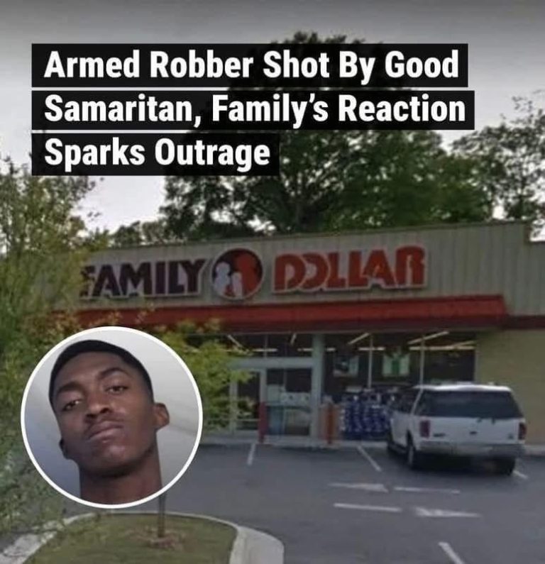 Amed Robber Shot by Victim While