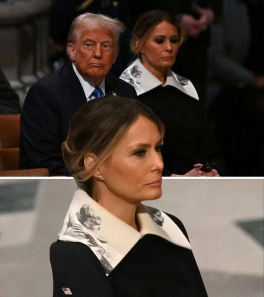 All eyes were on Melania