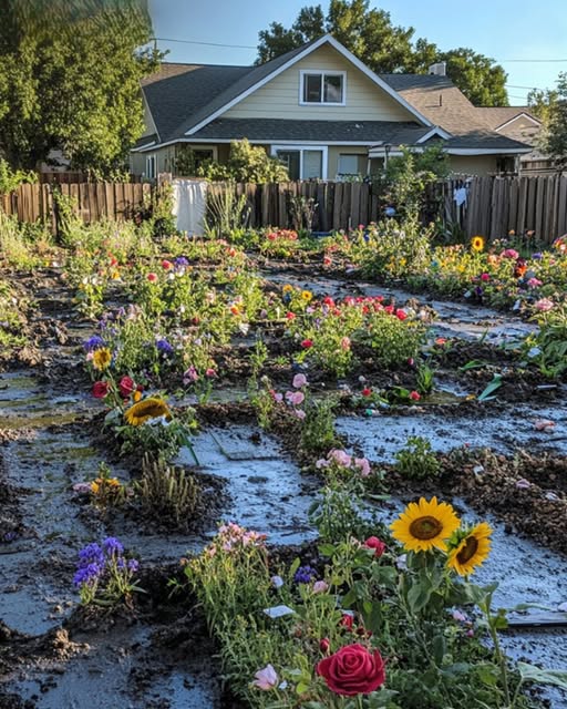 My Neighbor Poured Cement over My Flower Garden