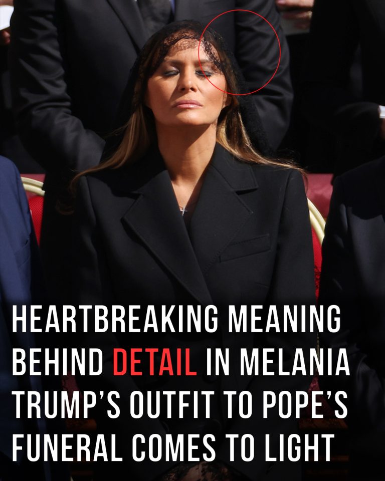Melania Trump’s outfit at Pope’s funeral sparks reactions