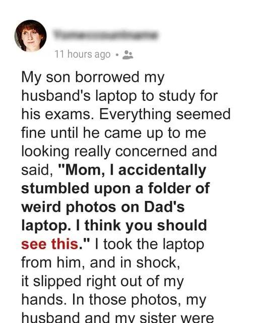 My Husband Gave Our Son His Laptop but Forgot to