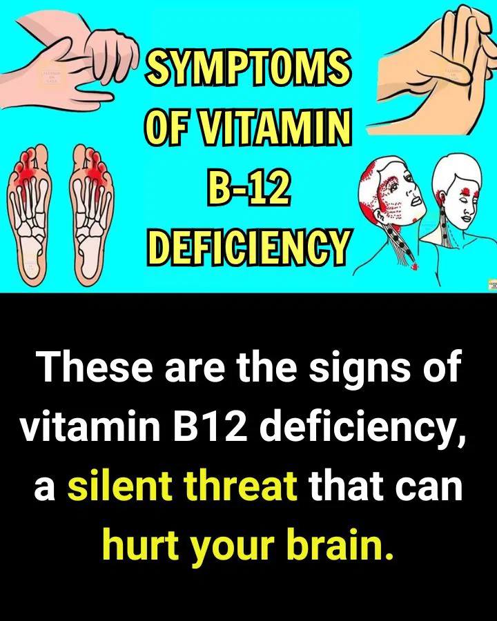 9 symptoms of vitamin B12 deficiency!