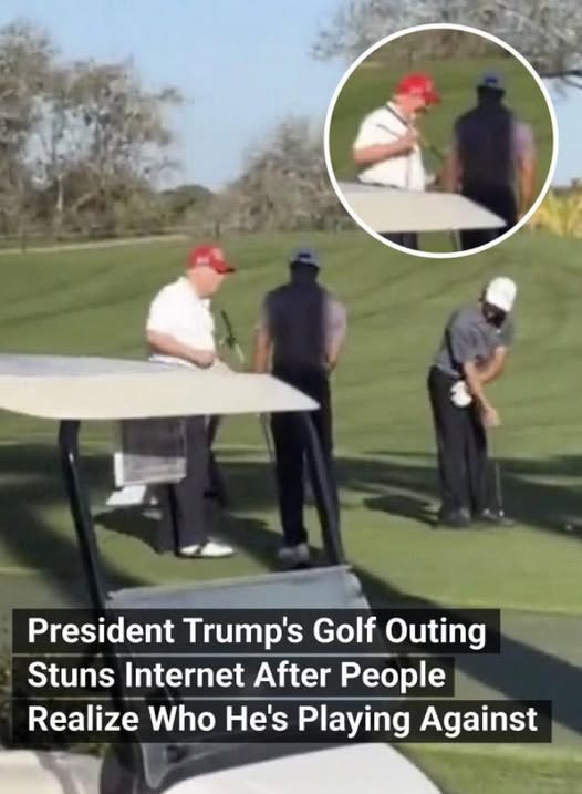 President Trump’s Golf Outing Stuns Internet