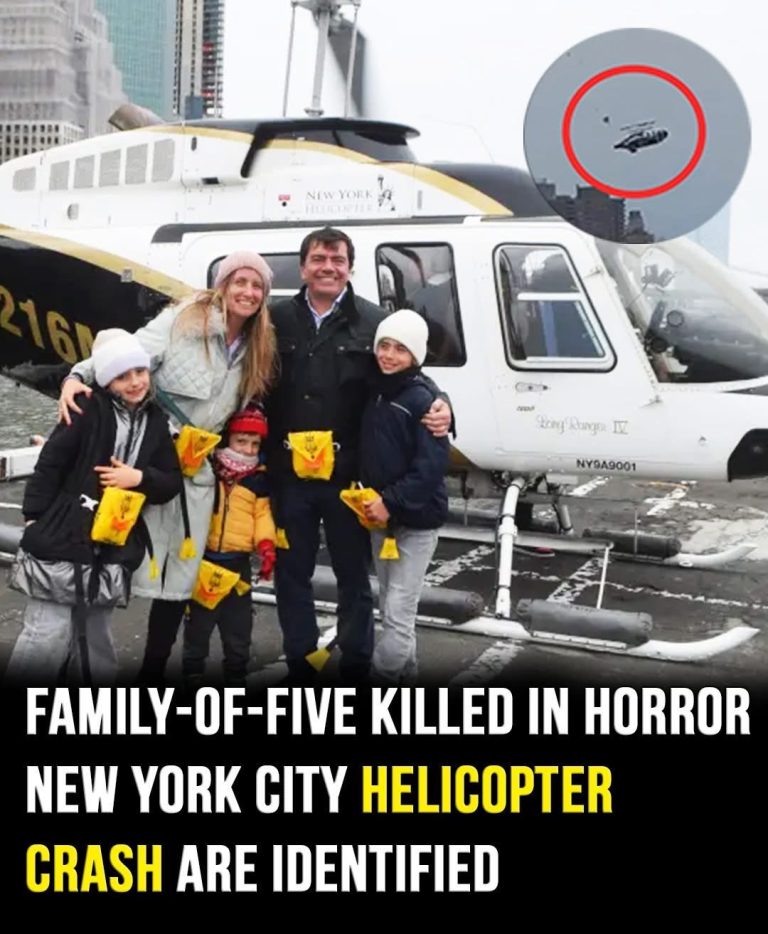 New York helicopter crash victims identified as tech boss, his wife, and their 3 children