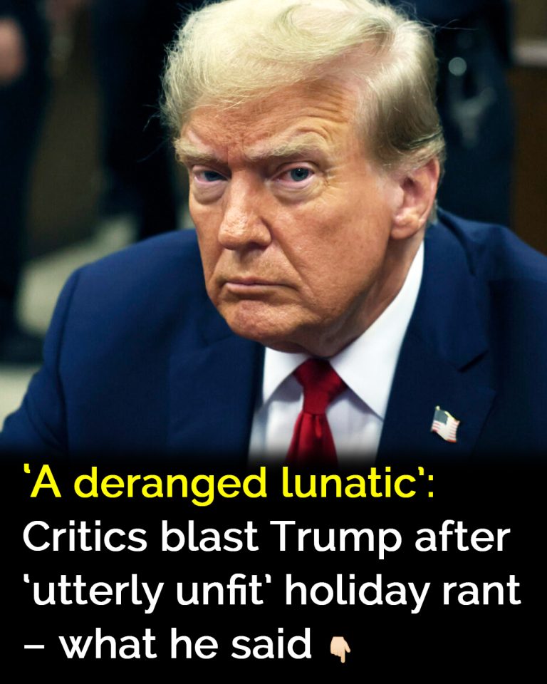 ‘A deranged lunatic’: Critics blast Trump afte
