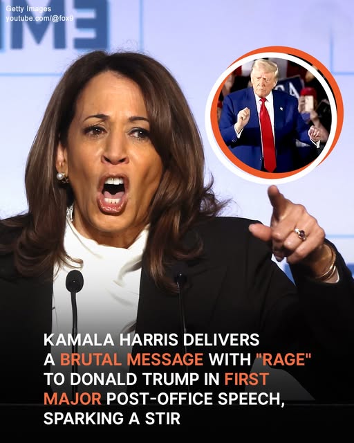 Kamala Harris Gives Her First Major Speech Since