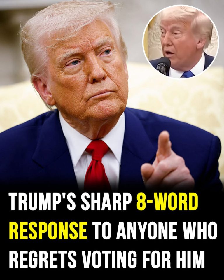 Donald Trump’s sharp 8-word response