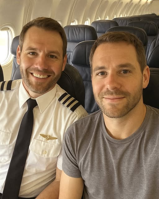 Before Disembarking Plane, Pilot Notices Last Passenger