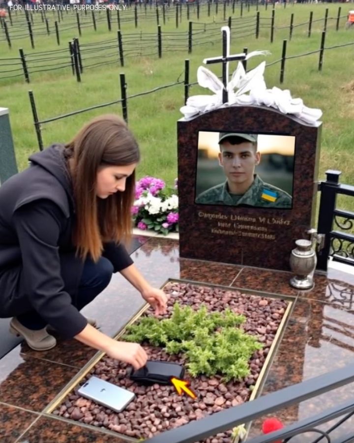 A pregnant woman’s visit to her deceased fiancé’s grave took an