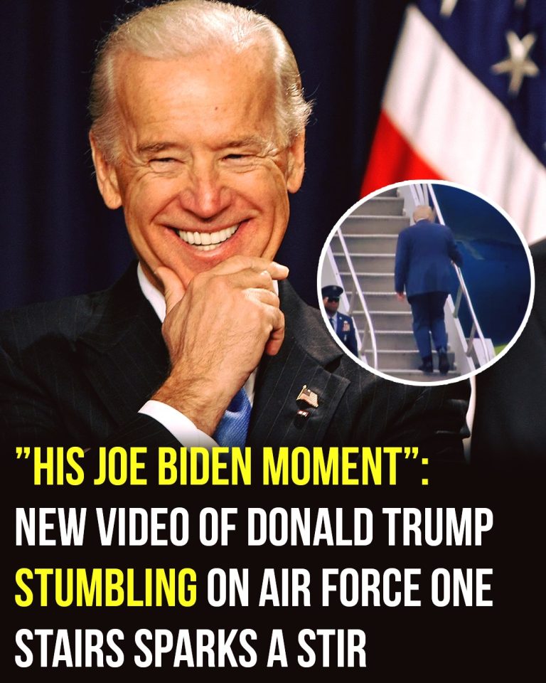 Déjà vu: Trump stumbles on Air Force O