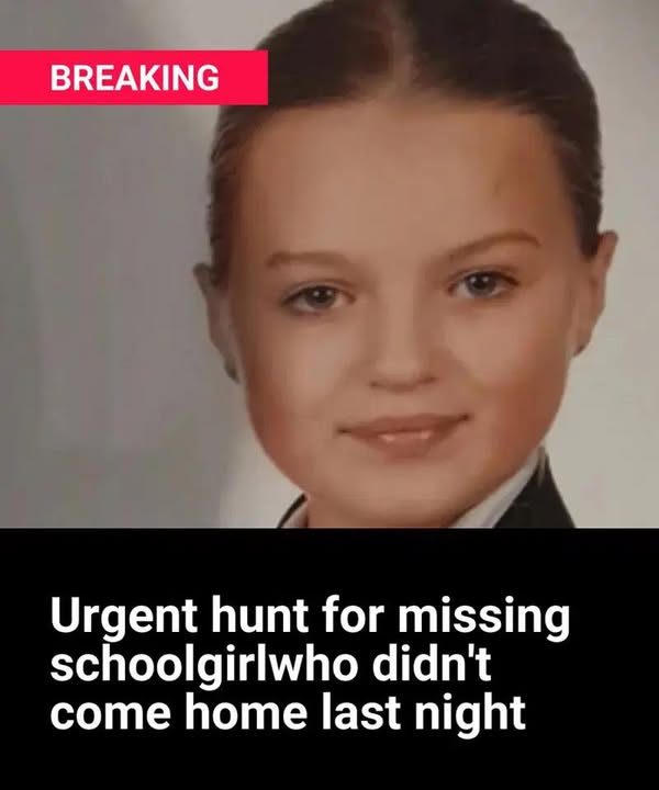 Urgent hunt for missing schoolgirl, 12, who