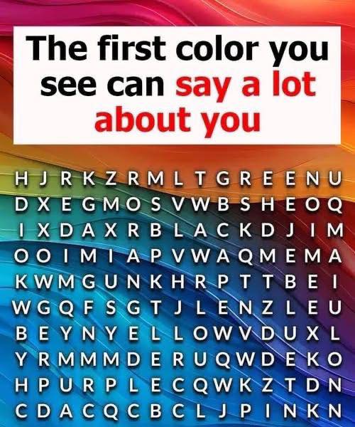 First color you see can say a lot a