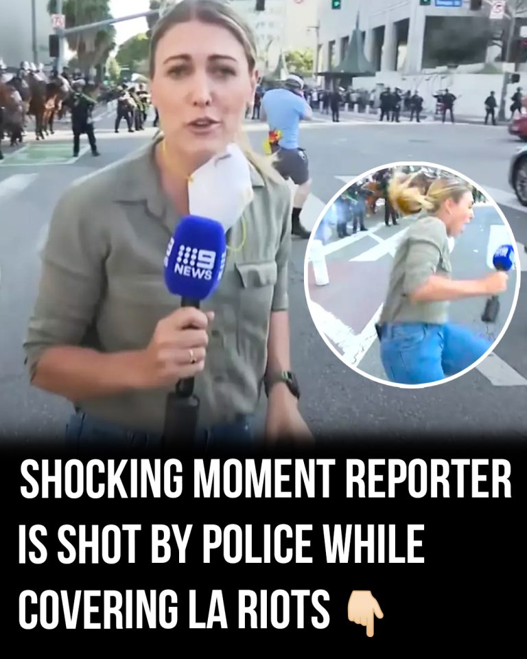 Horrifying moment reporter is shot