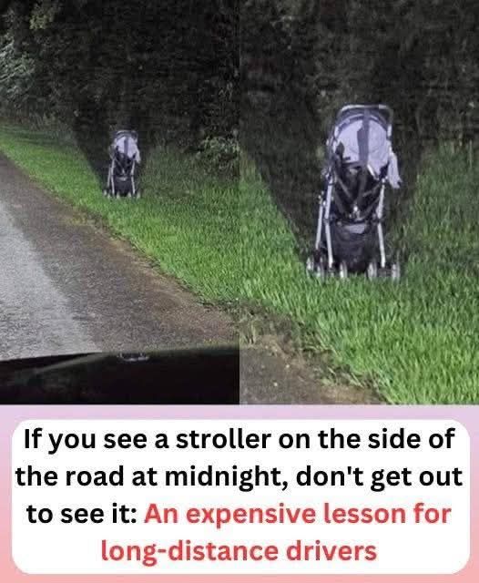 Be careful when you see a stroller on the street at night