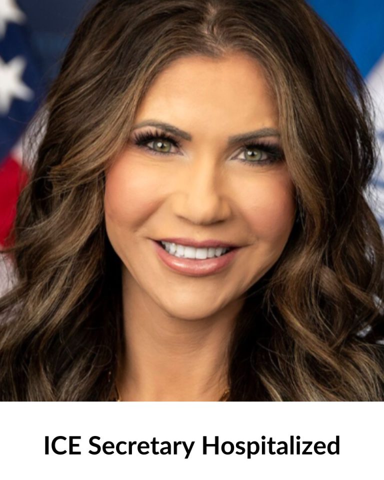 ICE Secretary Rushed To Hospital After Allergic Reaction