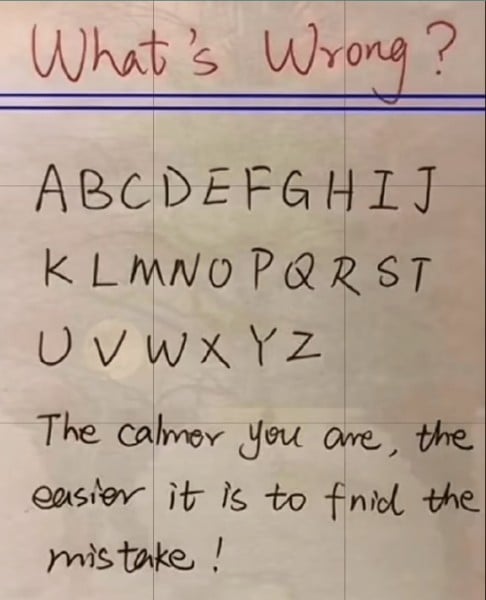 See What’s wrong with this image?