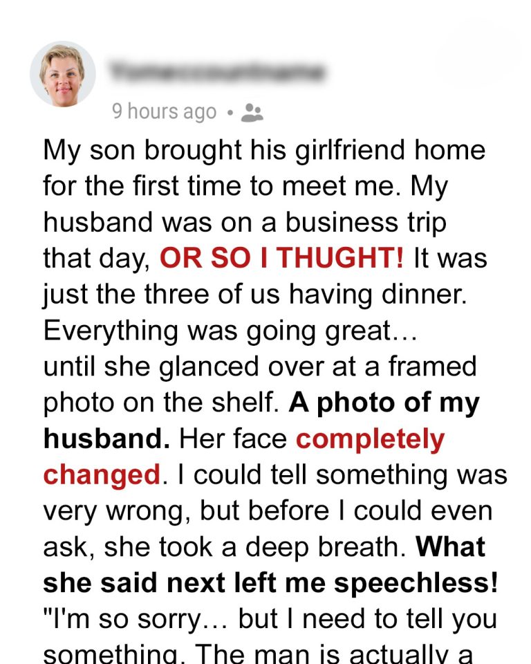 My Son’s New Girlfriend Confessed That She’s Known My