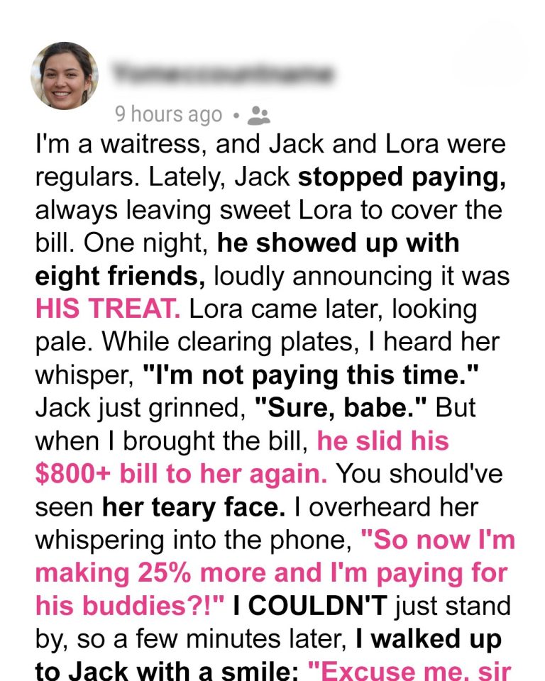 I Witnessed Man Demanding His Wife Pay $800